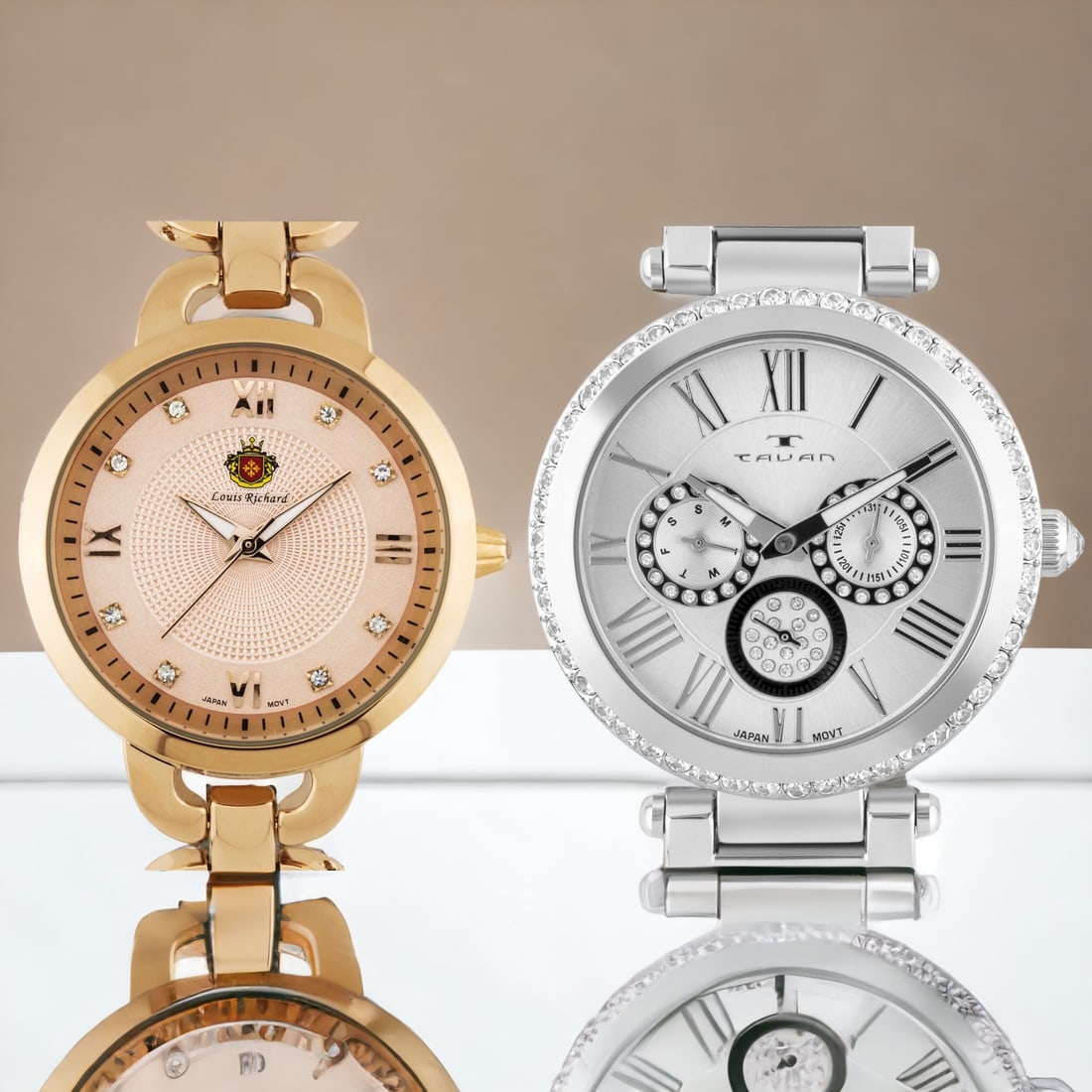 Louis richard shop watch stainless steel
