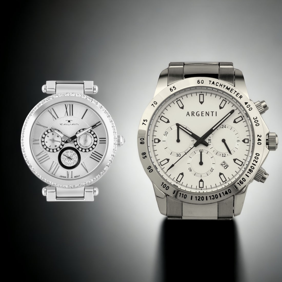 ARGENTI Chronograph & TAVAN Crystal Watches (1 of 1)