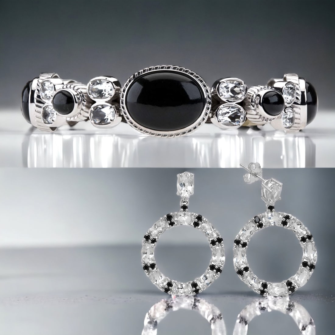 Radiant Moonstone & Topaz Jewelry Set (1 of 1)