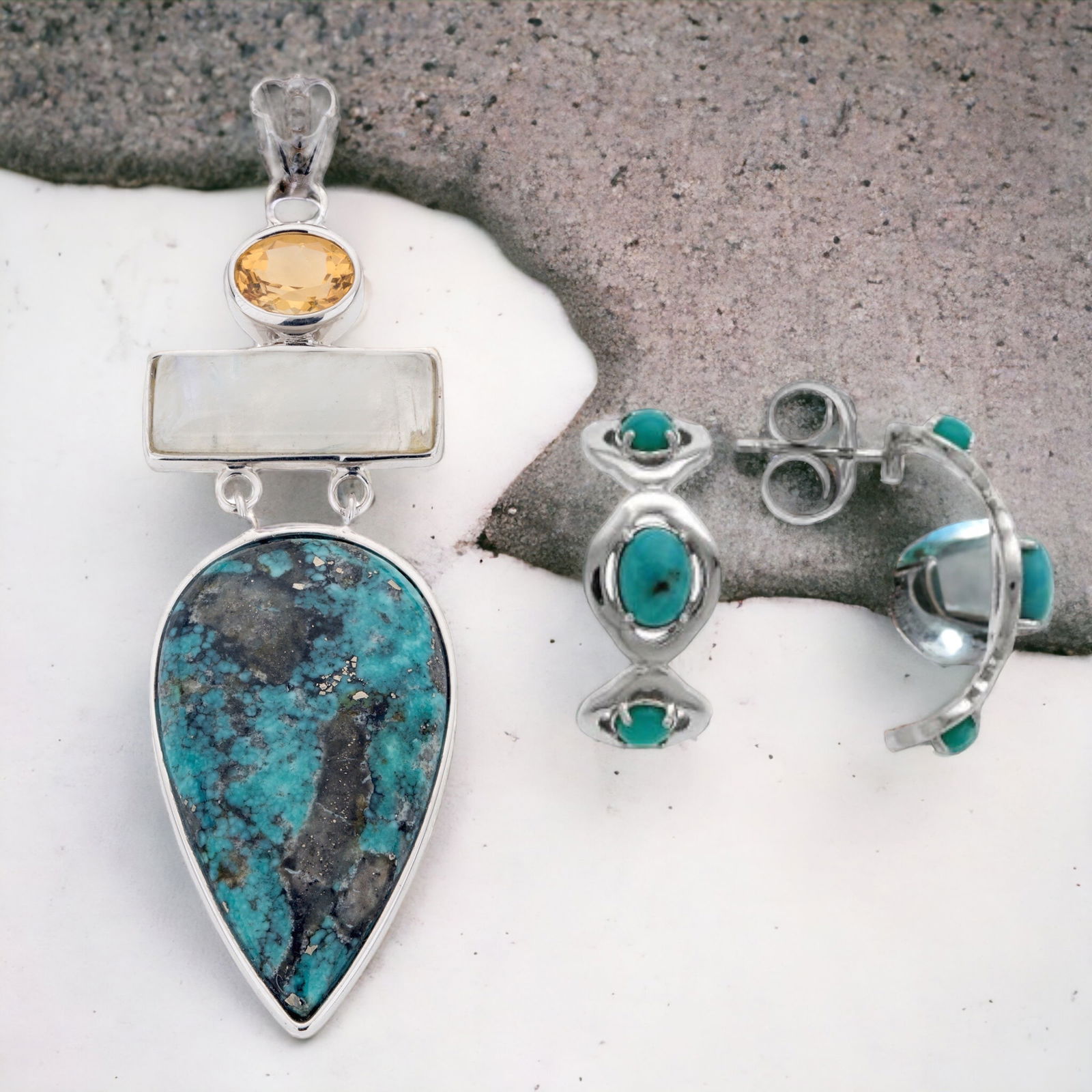 Radiant Campo Frio Turquoise & Gemstone Set (1 of 1)