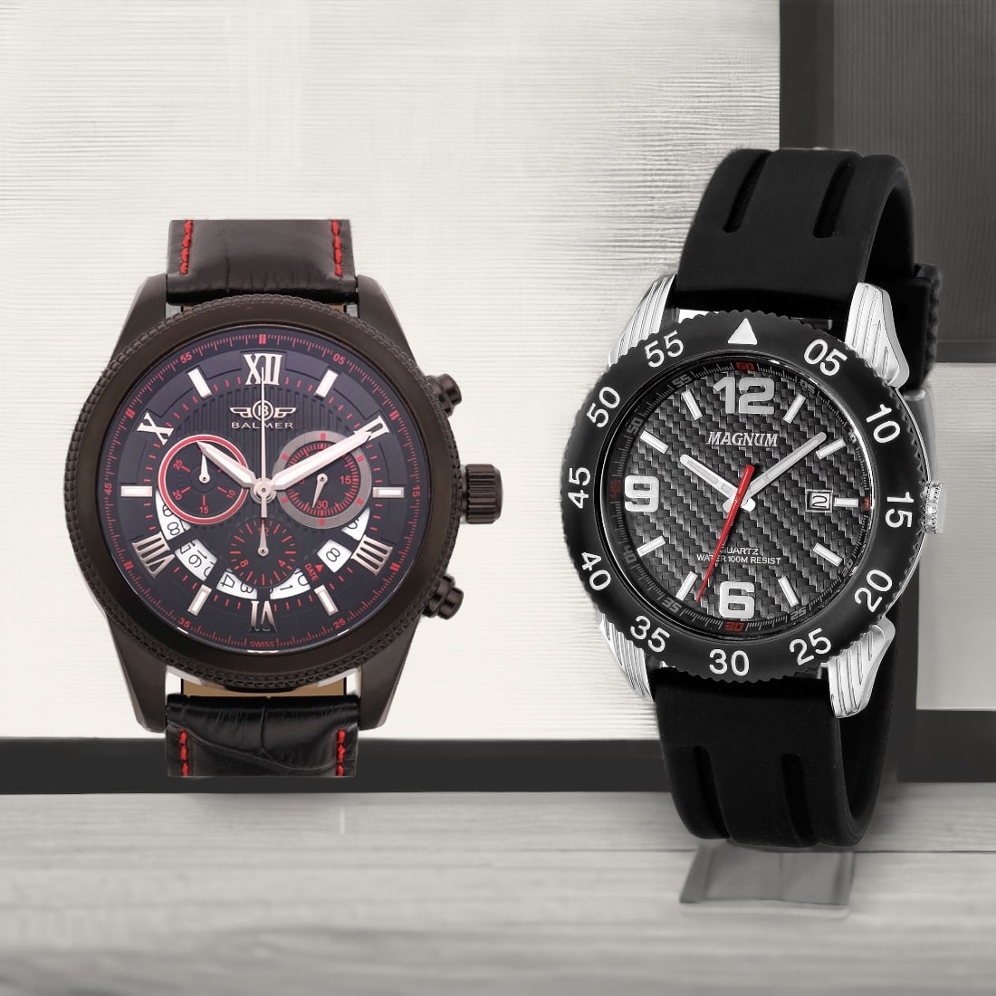 Swiss Chrono & Magnum Bull Watches (1 of 1)
