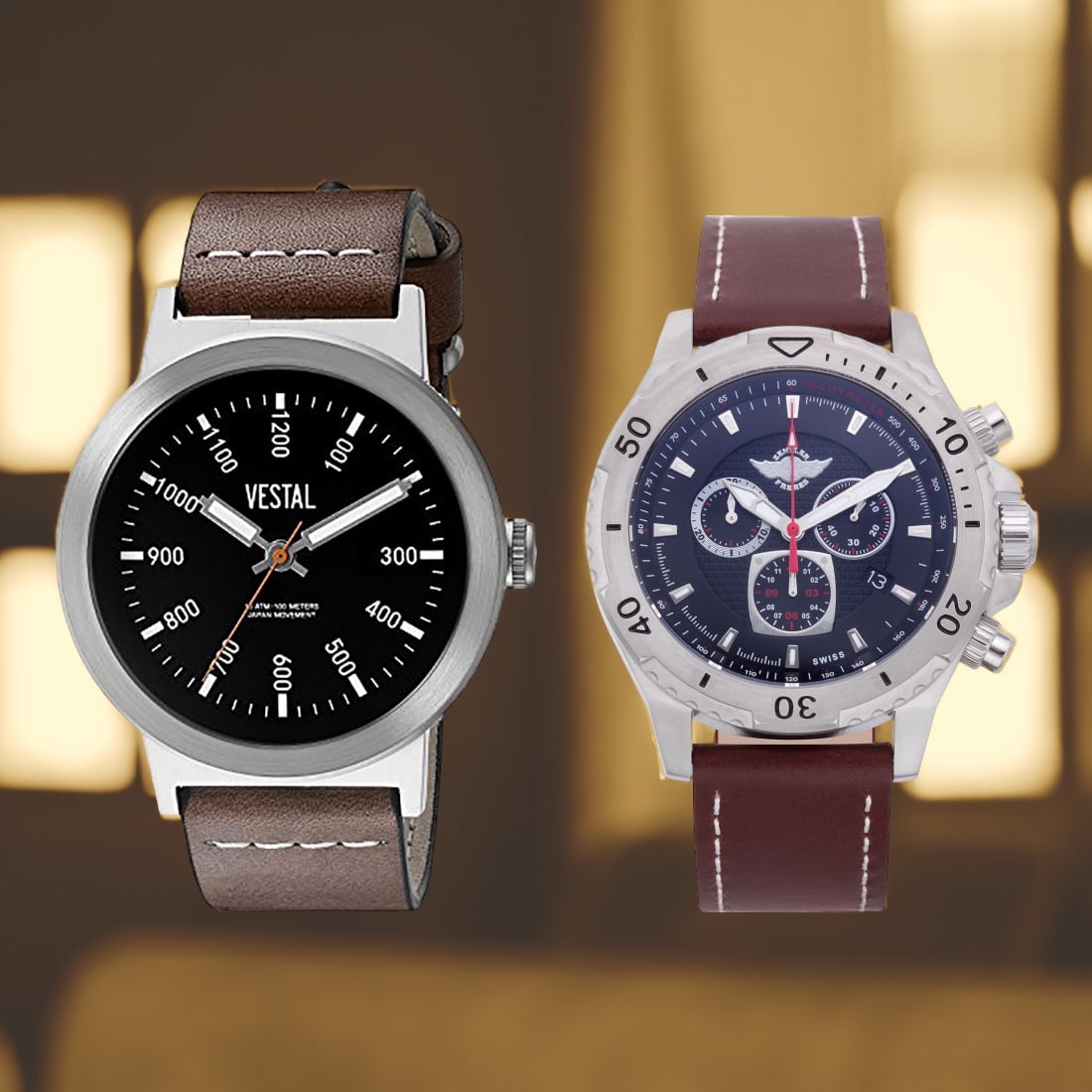 Retro-Inspired Vestal & Swiss Chronograph Watches (1 of 1)