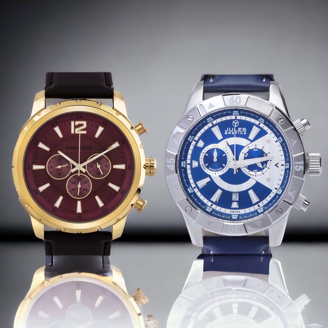 Swiss Chrono & Alexander Dubois Men's Watch (1 of 1)