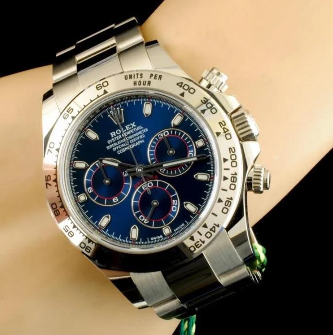 Rolex Daytona 18K Gold Blue Dial Cosmograph (1 of 5)