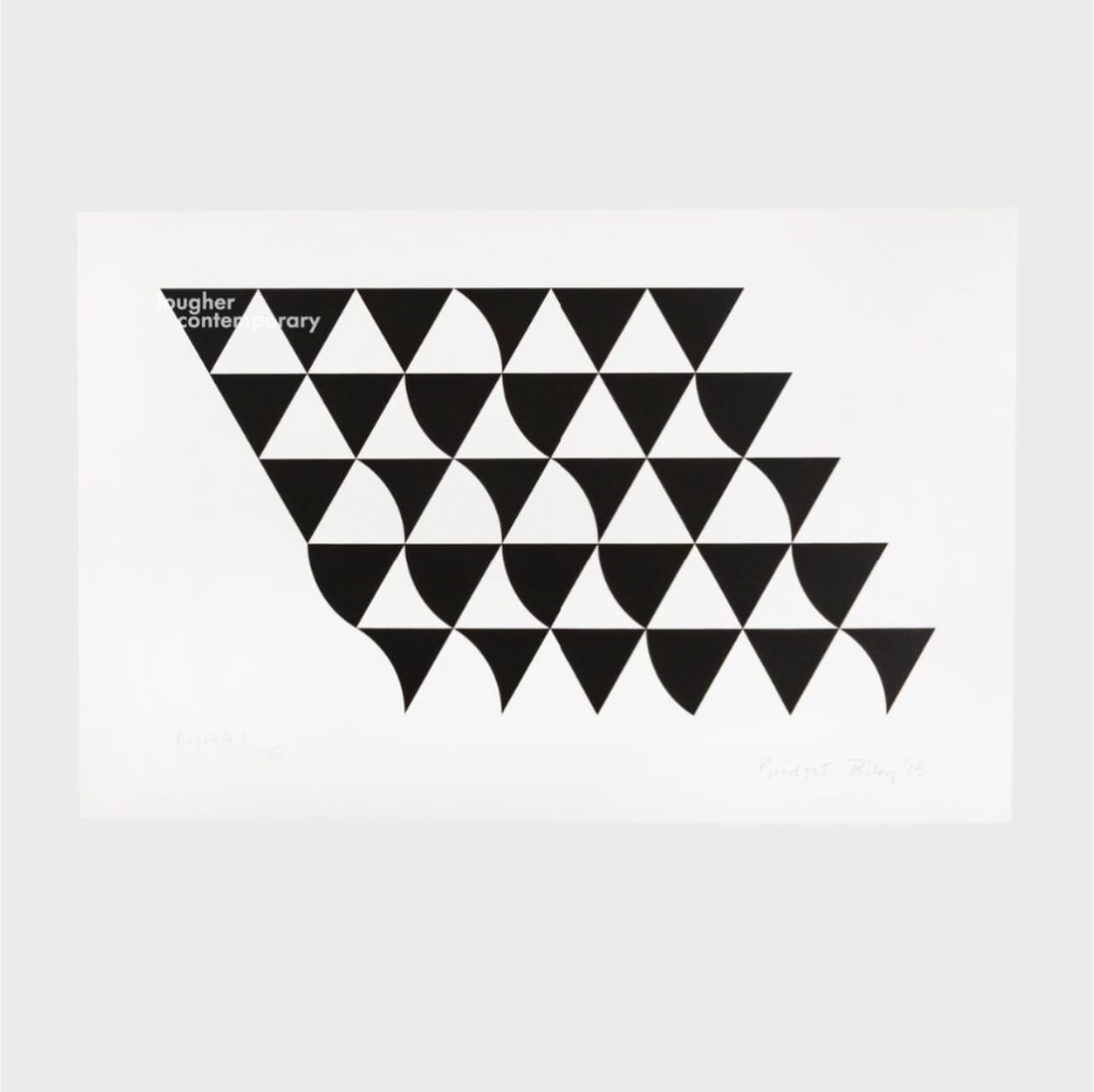 BRIDGET RILEY BAGATELLE 1, 2015 SCREEN PRINT ON WOVE PAPER (1 of 1)