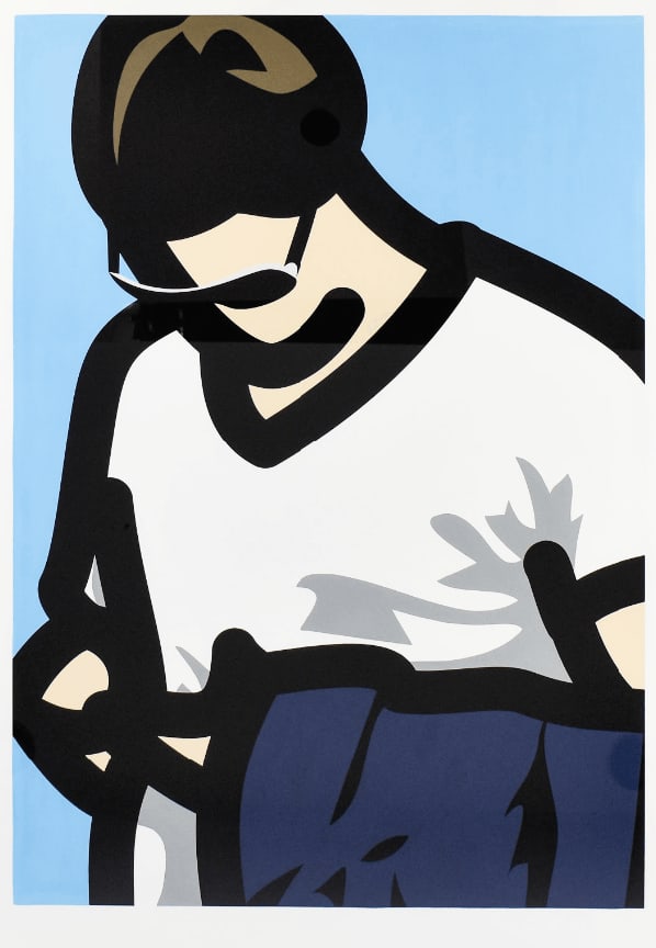 JULIAN OPIE TOURIST WITH PHONE, 2014 (1 of 1)