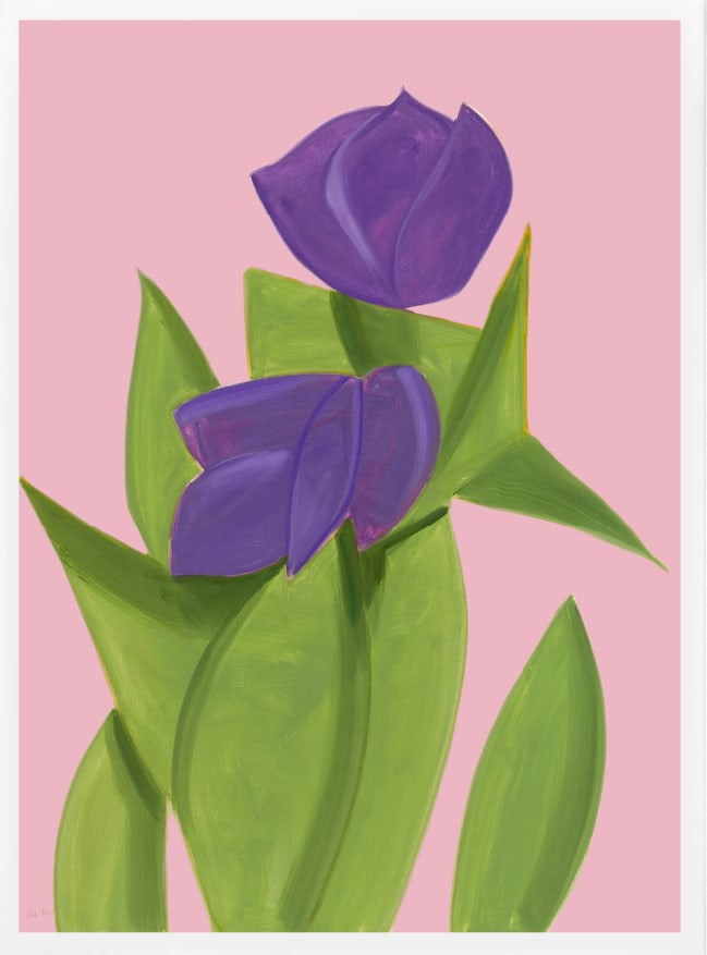 ALEX KATZ   PURPLE TULIPS 2, 2021 (1 of 3)