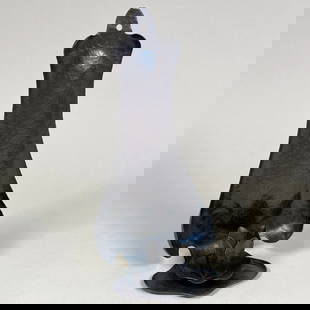 Arts & Crafts Hammered Copper Candle Sconce: Small arts and crafts candle sconce with excellent new patina. Unsigned. 9" tall, 4" wide. This item will ship from our Michigan location.