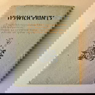 Arthur Wesley Dow Ipswich Prints Booklet: Arthur Wesley Dow Ipswich Prints Booklet, Ipswich MA dated 1902. A very rare and mint Arts & Crafts booklet with original printed wrappers, includes all six "Sketches reproduced from the Japanese"