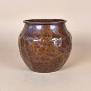 Dirk Van Erp Cratered Copper Vase