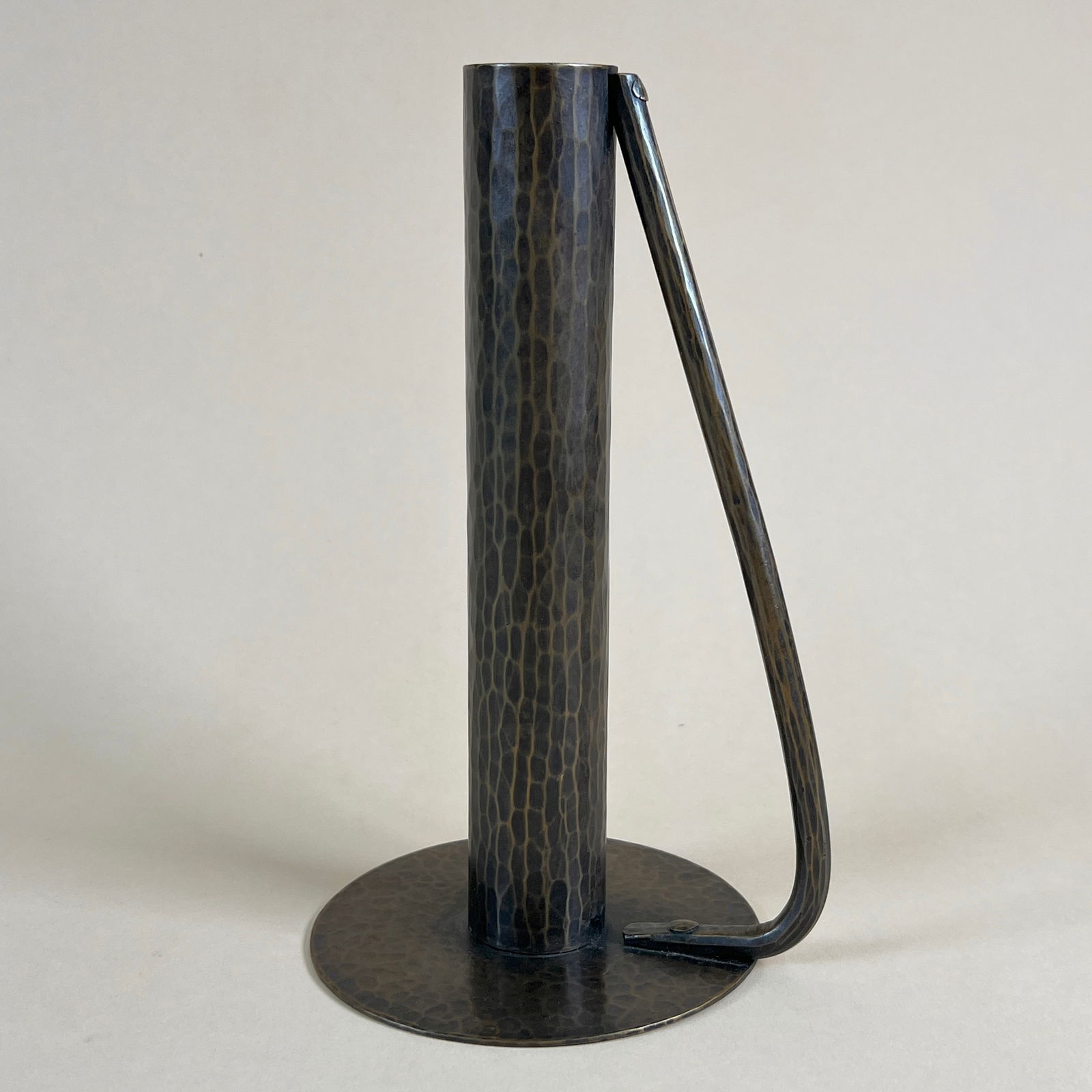 E.T.C. Fish Hammered Copper Weed Vase (1 of 5)