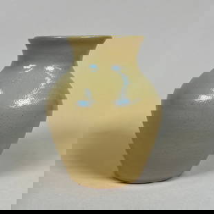 Paul Revere Pottery Vase: Signed on base, excellent orginal condition with no damage or repairs. 4 1/2" x 4". This item will ship from our Michigan location.