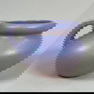 Van Briggle Pottery Pitcher 1905: Dated 1905 Van Briggle pitcher, shape 435. No damage or repairs. Measures 6" x 4". This item will ship from our Michigan location.