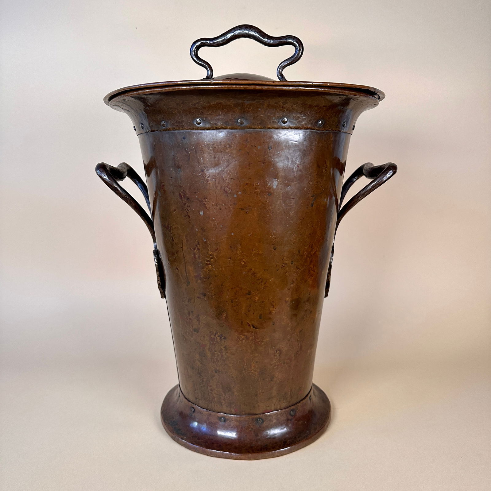 Spittle / Art Fittings / Gustav Stickley Copper Coal Bin (1 of 7)