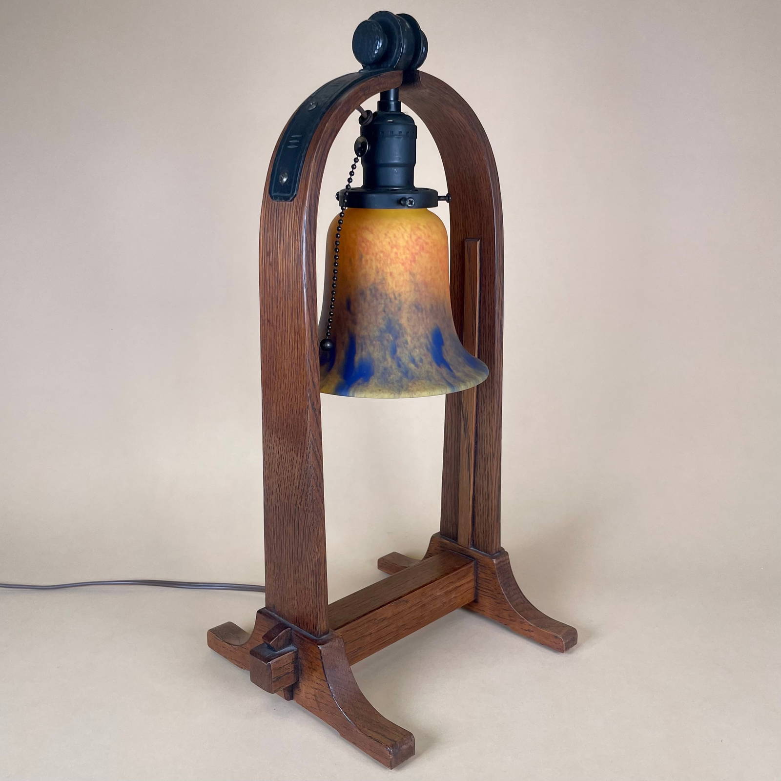 Stickley Audi Joiner's Compass Lamp Auction