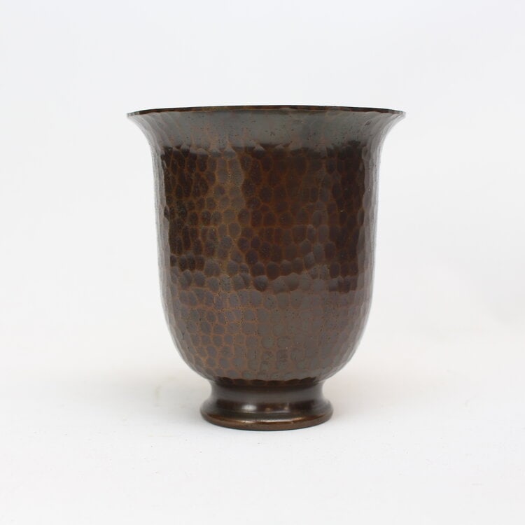 Roycroft Hammered Copper Inverted Bell Vase (1 of 4)