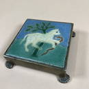 Tiffany Studios Trivet; Grueby Tile