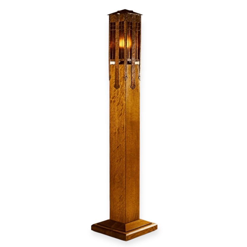 Stickley Audi Newel Post Floor Lamp (1 of 12)