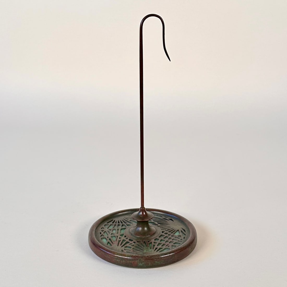 Tiffany Studios Bronze Favrile Glass Spike (1 of 5)