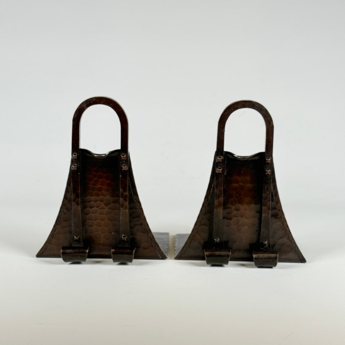 Roycroft Hammered Copper Bookends (1 of 3)