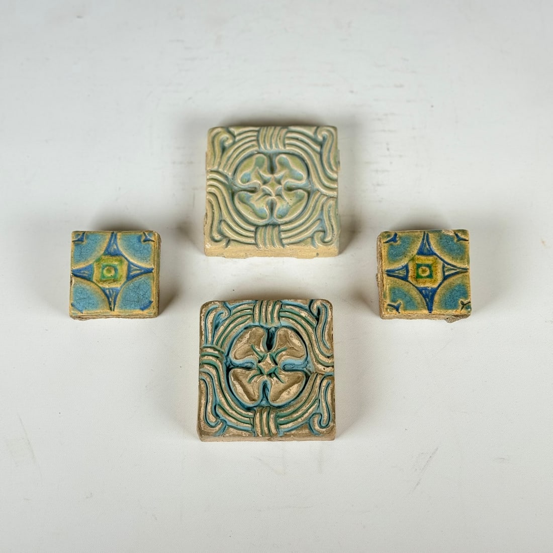 Lot of 4 Batchelder Tiles (1 of 3)
