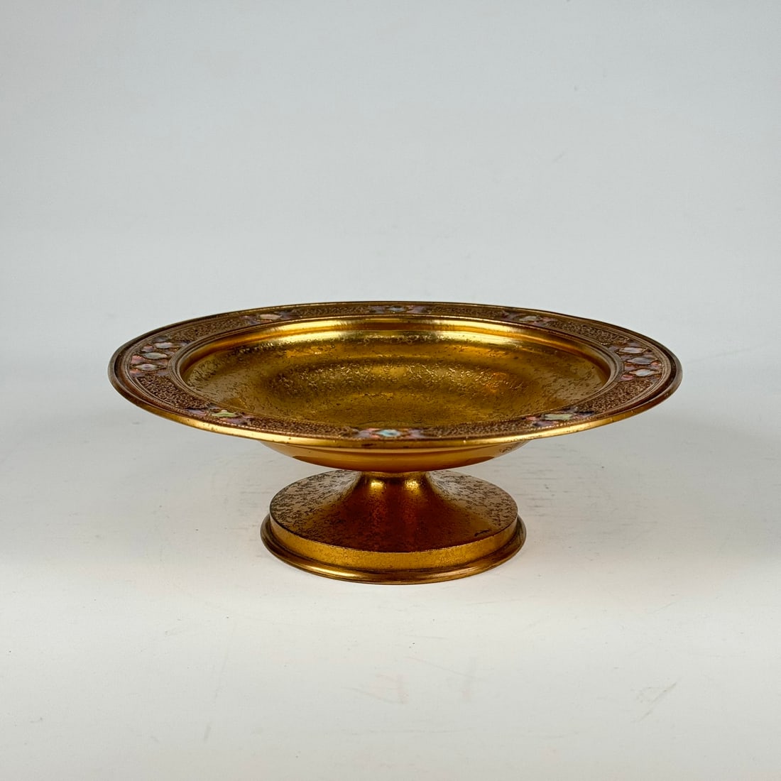 Tiffany Furnaces Favrile Enameled Gold Dore Tazza (1 of 6)