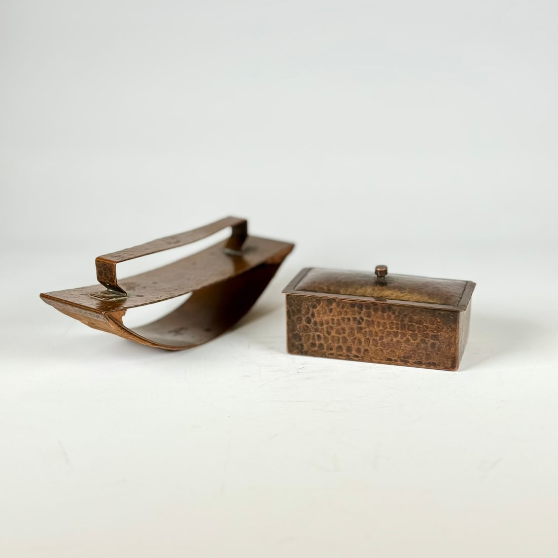 Gustav Stickley Copper Stamp Box & Blotter (1 of 6)