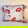 Arts & Crafts Poppy Embroidered Pillow