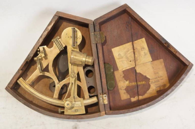 Antique Brass Sextant