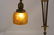 Wish Bone Bronze Lamp w/ Steuben shades Glass - 10