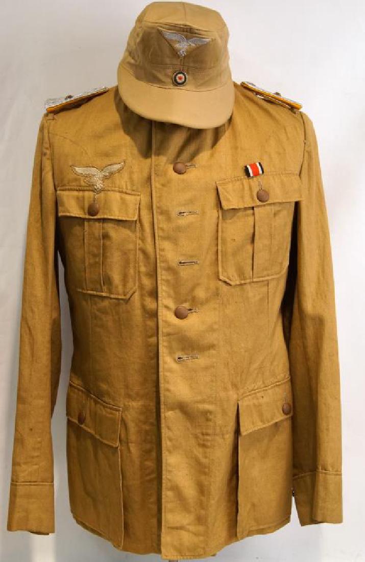 German WWII Luftwaffe Africa Corps Officer Uniform