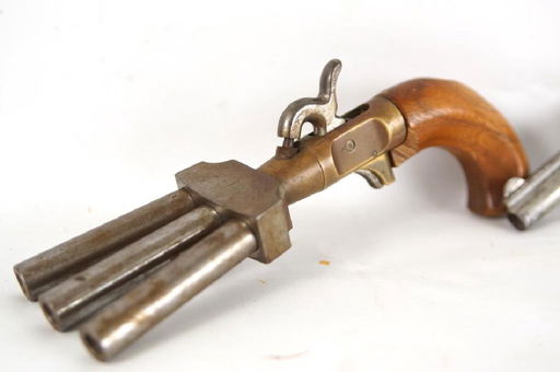 Cmc 3 Barrel Duck Foot Black Powder Pistol Oct 15 2017 3 Barrel Duck Foot Black Powder Pistol