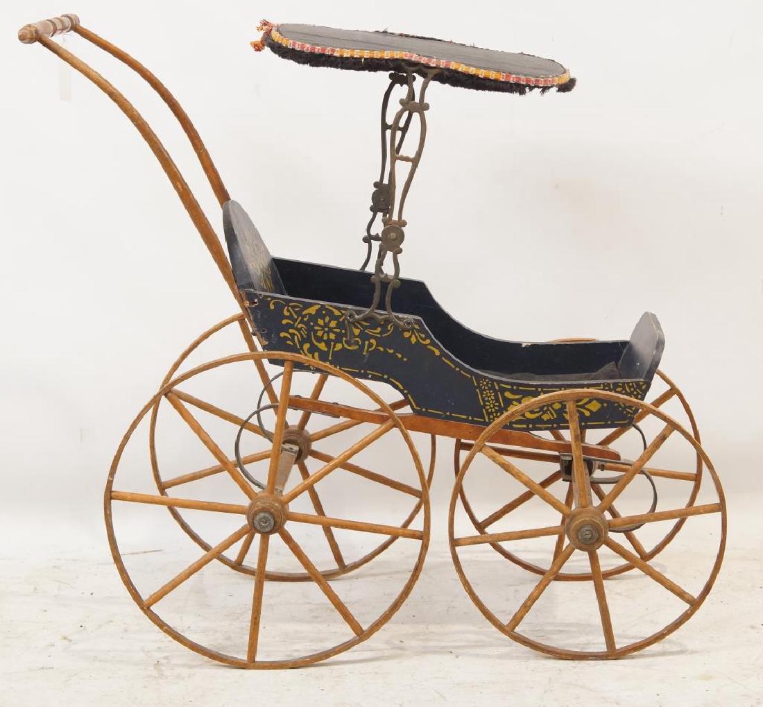 Antique doll Buggy ca 1870's