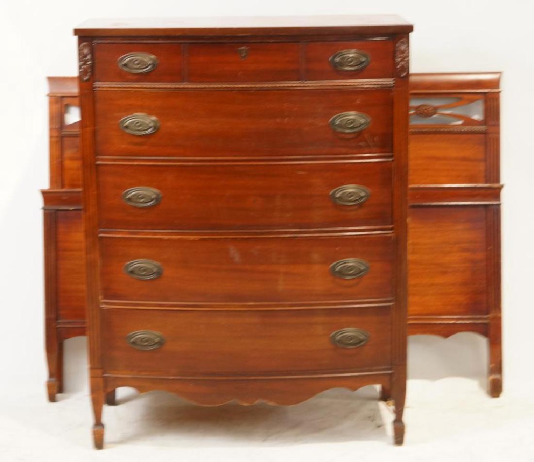 Duncan Phyfe Bedroom Set W Highboy
