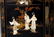 Outstanding Oriental Black lacquer hutch cabinet - 9