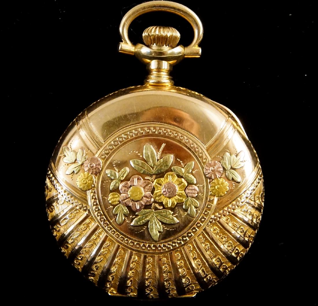 14kt gold Elgin Ladies pocket watch