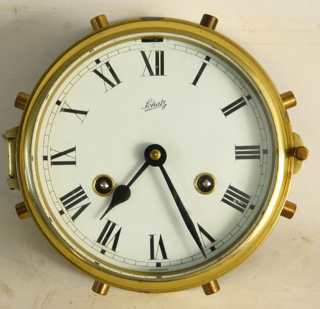 Schatz Brass Ship's clock