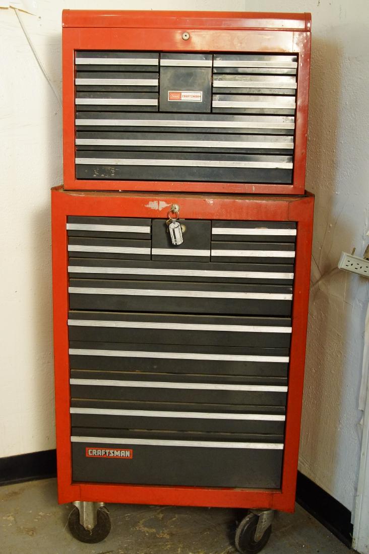 Craftsman tool box 2 stack