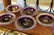 Bohemian Amethyst cut to clear stemware + - 7