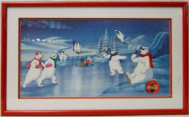 Vintage Coca Cola Animation Art Polar Bears May 19 2019