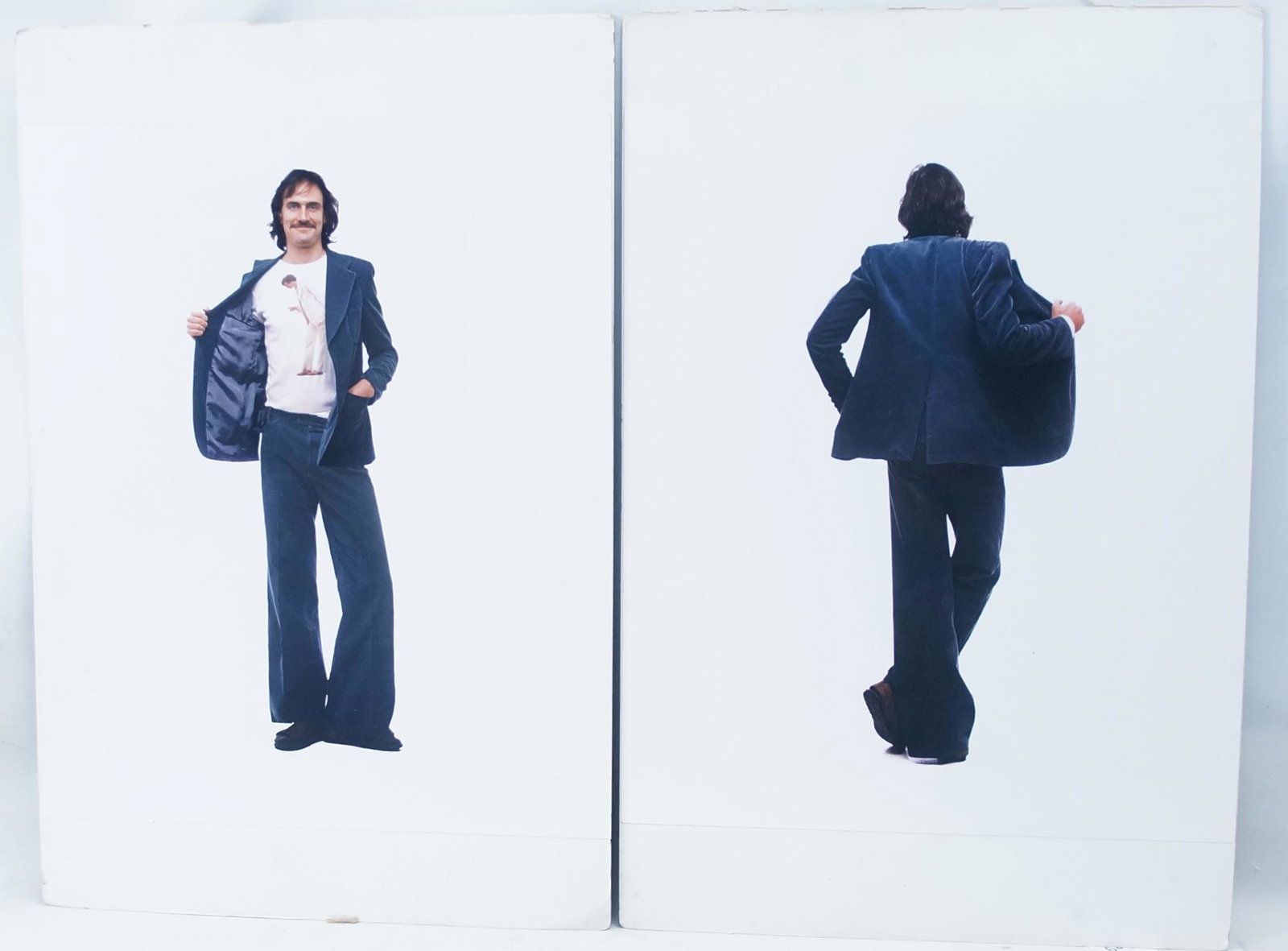 James Taylor finished photograph for Record Album: Photographed by Norman Seeff Art Direction from Michael Salisbury - Finished Cover Art for the Record - each piece measures approx 30" x 20" - two pieces total