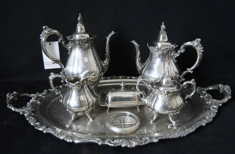 Wallace Baroque silver plate coffee/tea service Nov 29, 2020
