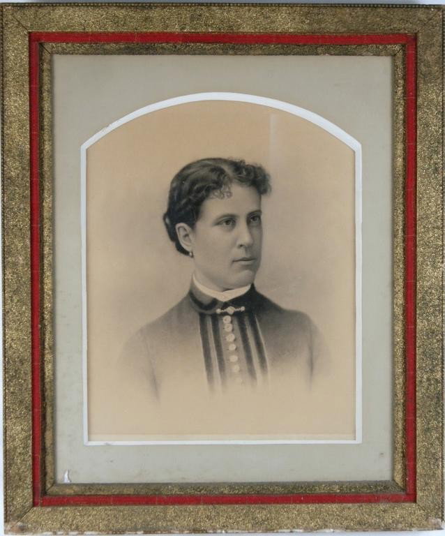 Edward Hicks (1780-1849) 23"x18.5" drawing 'Quake: Edward Hicks (1780-1849) 23"x18.5" drawing 'Quaker Woman' charcoal on paper drawing, signed lower right