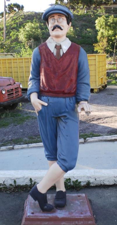 Fiberglass Golfer statue - life size 6': Fiberglass Golfer statue - life size 6'