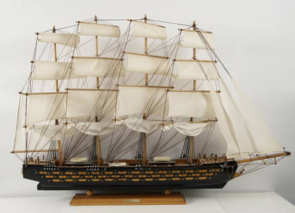 'HMS Eastern Star' Model Sailing Ship: Large and detailed construction