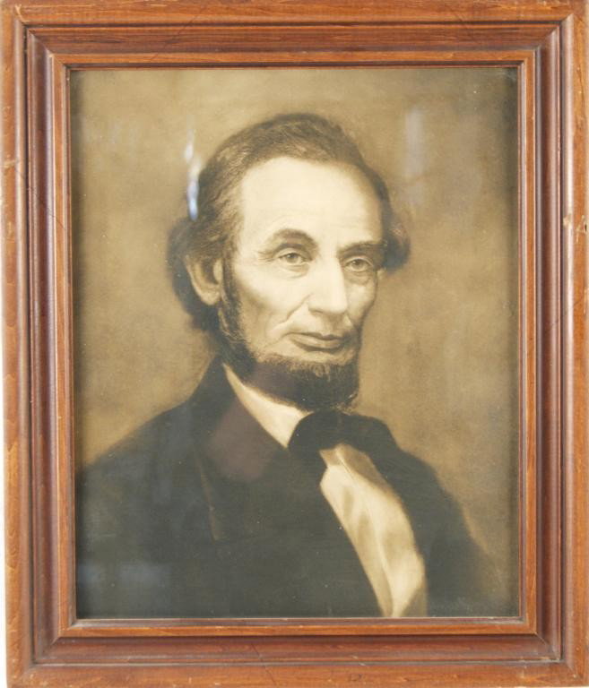 Lincoln & Washington 16" x 13" lithographs - 2 - 2