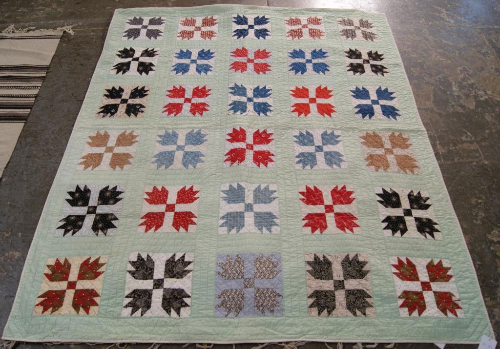 96A Bear claw American quilt