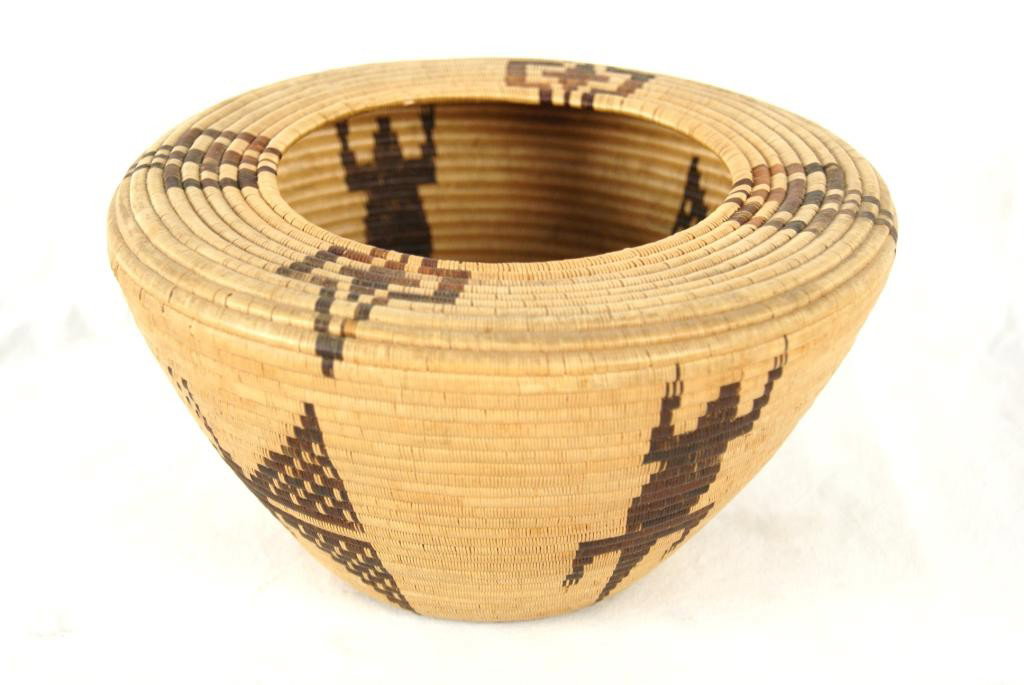 Mamie Gregory (1867-1947) Panamint lidded basket - 4