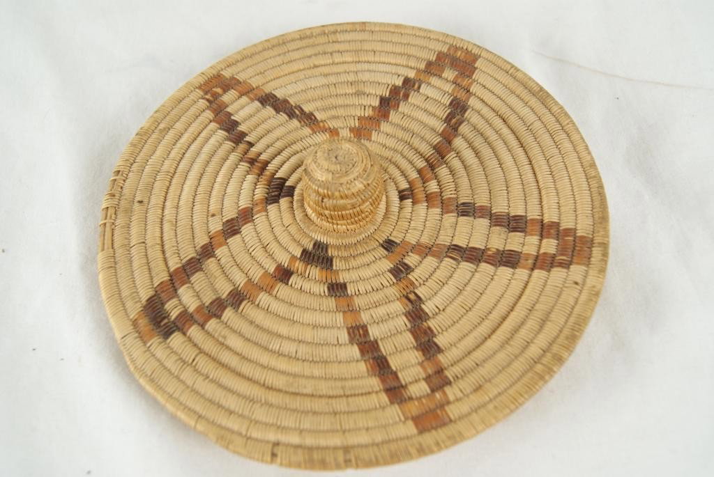 Mamie Gregory (1867-1947) Panamint lidded basket - 9
