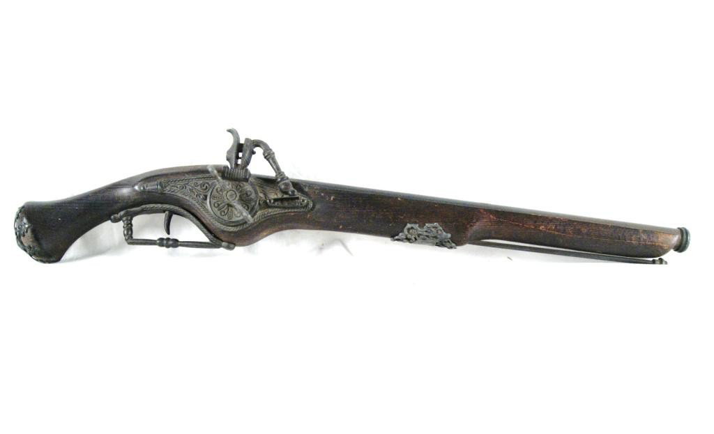 Replica Flintlock - Film use: from the estate of actor John Crawford Thousand Oaks, Calif.